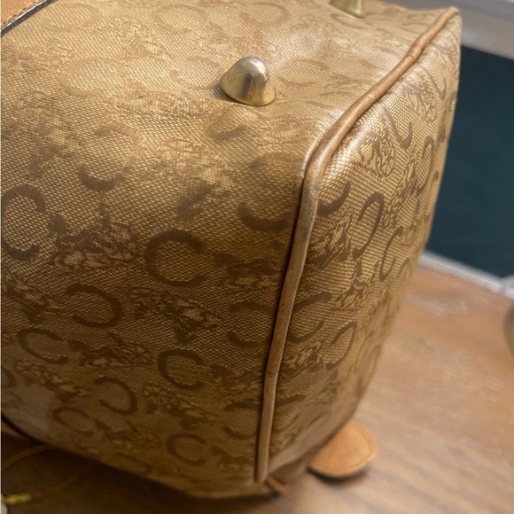 Celine Tan Monogram Boston Bag - Picture 10 of 16